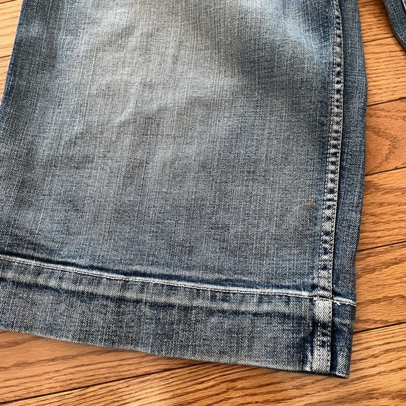 [14/36]]WMN Dish Jeans Blue Bermuda Denim Shorts - Picture 2 of 12